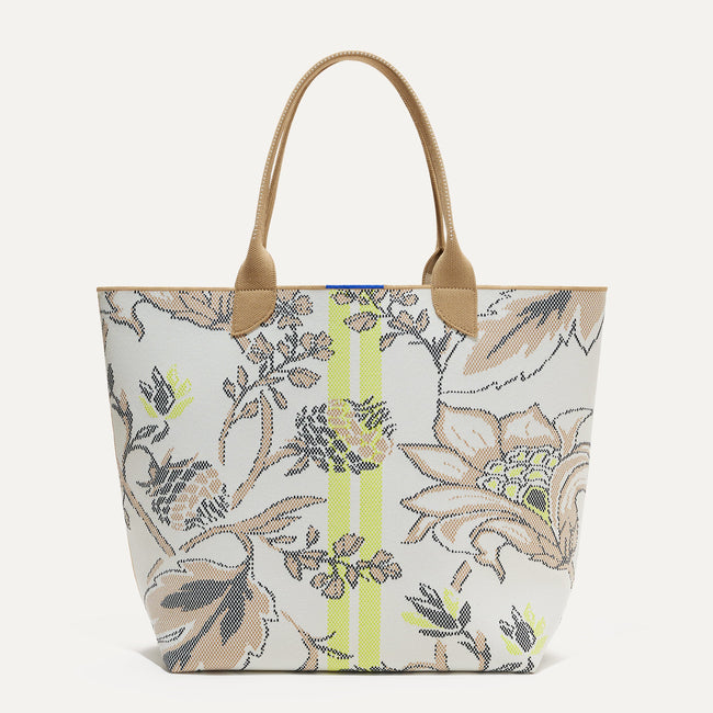 The Lightweight Tote in Spring Bouquet shown from the front.