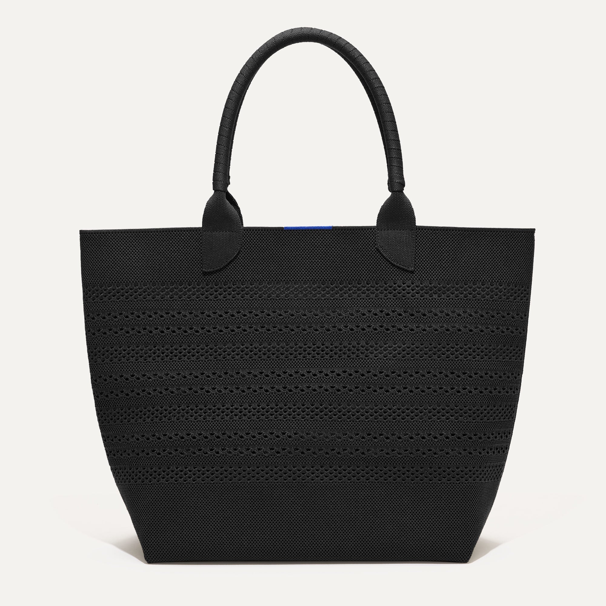 The Lightweight Tote in Black Crochet - Thumbnail 2