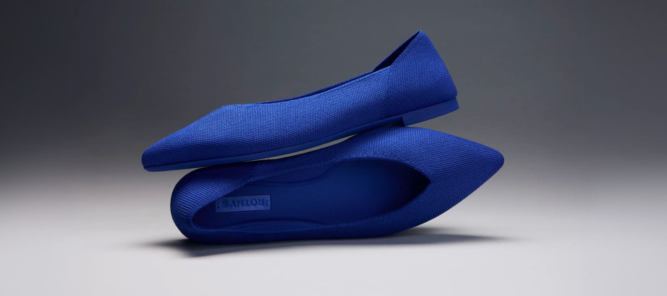 The Point III in Rothy's Blue.