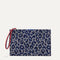 PDP |The Wristlet in Indigo Cat shown from the front.