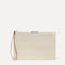 PDP |The Wristlet in Ivory Perf, shown from the front.