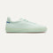 The RS02 Sneaker in Aquamarine shown from the side.