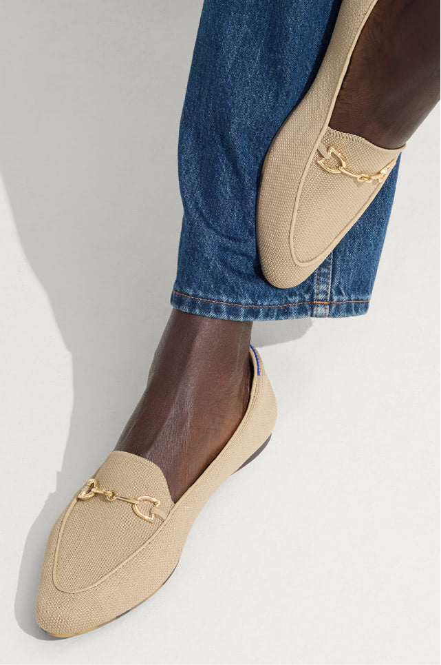 Close up shot of The Double Bit Loafer	Dune. 