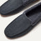 The toe and vamp of The Men's Slipper, in diagonal view.