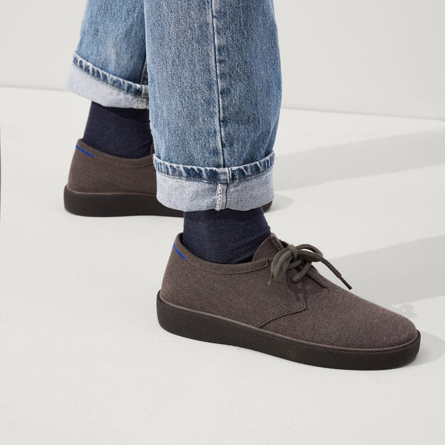 hover | Model wearing The Monty in Timber Brown.