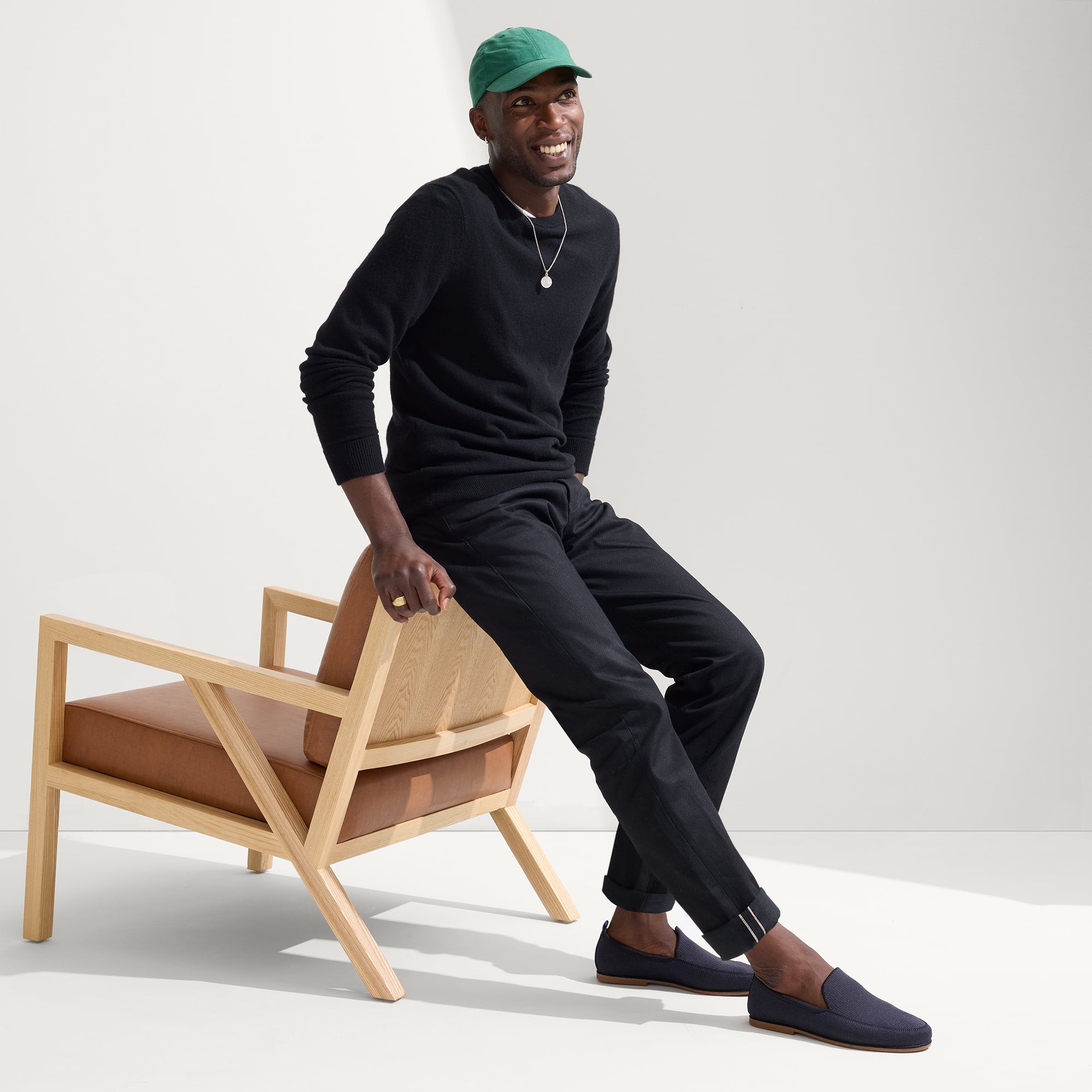 The Ravello Loafer in Navy | Men