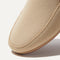 Close up of the toe and vamp of The Ravello Loafer in Sand.
