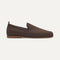 The Ravello Loafer in Dark Bistro shown from the side. 