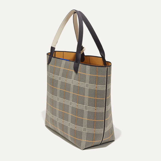 The Reversible Lightweight Tote in Black Glen Plaid | Women's Tote