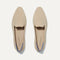 The Almond Loafer in Chai Twill shown from the top. 