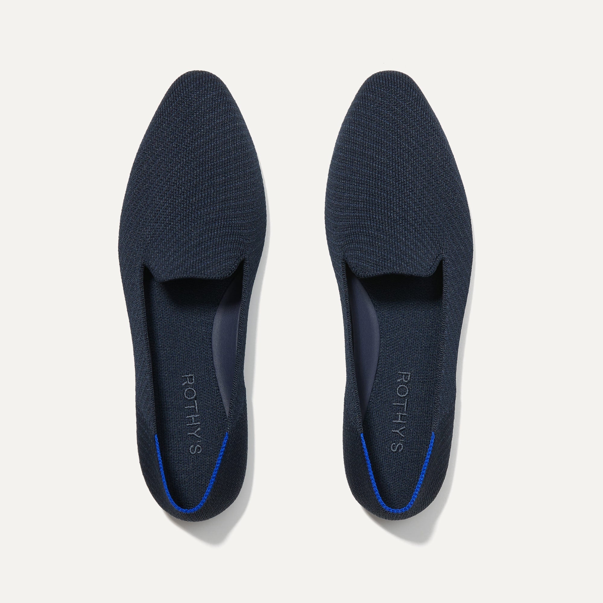 The Almond Loafer in Navy Twil for Women | Rothy's