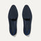 The Almond Loafer in Navy Twill shown from the top. 