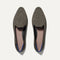 The Almond Loafer in Sparkle Herringbone shown from the top. 