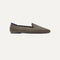 The Almond Loafer in Sparkle Herringbone shown from the side. 