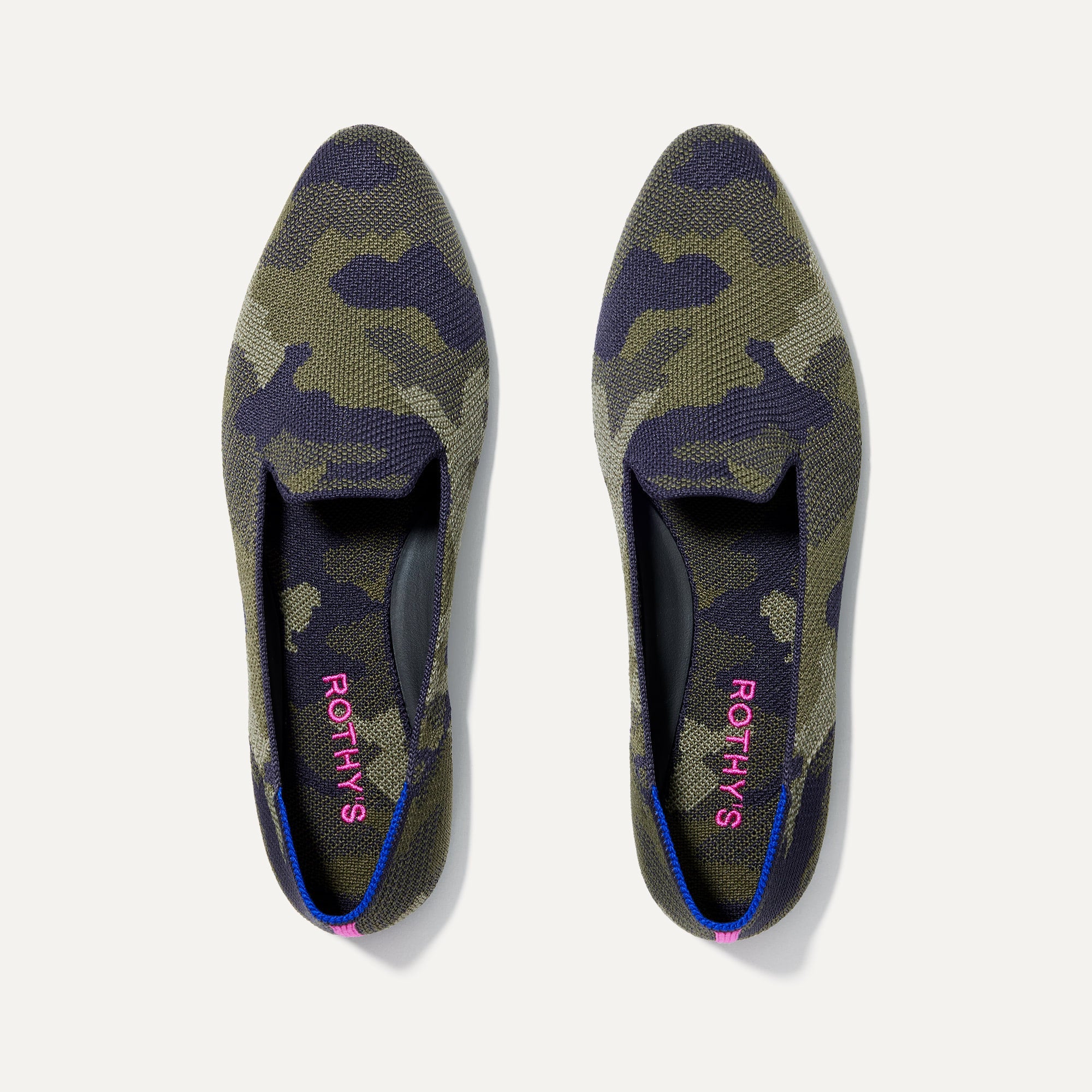 Almond Toe Penny Loafer in Spruce Camo | Women's Shoes | Rothy's