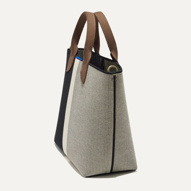 Lightweight Simple Stripe Shoulder Tote Bag