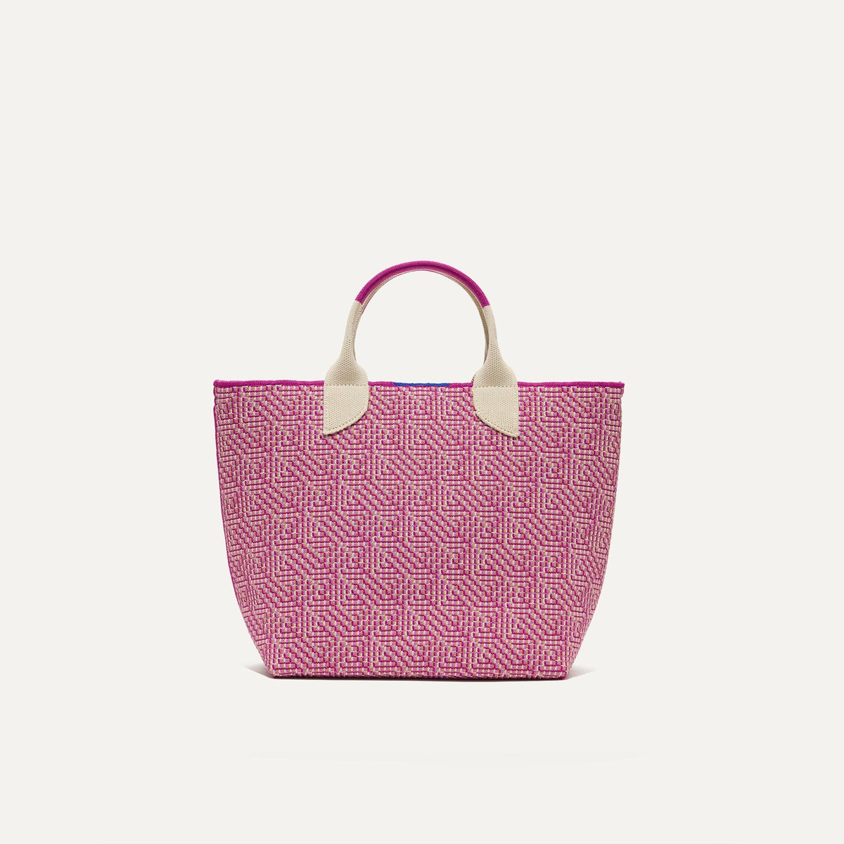 Small Tote Purse in Fuchsia Geo | Rothy's