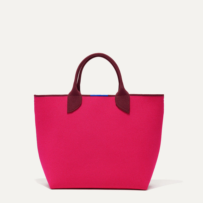 The Lightweight Petite Tote in Perfect Pink, shown from the front.