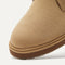 Close up of the toe area of The Chukka Boot in Desert Sand.