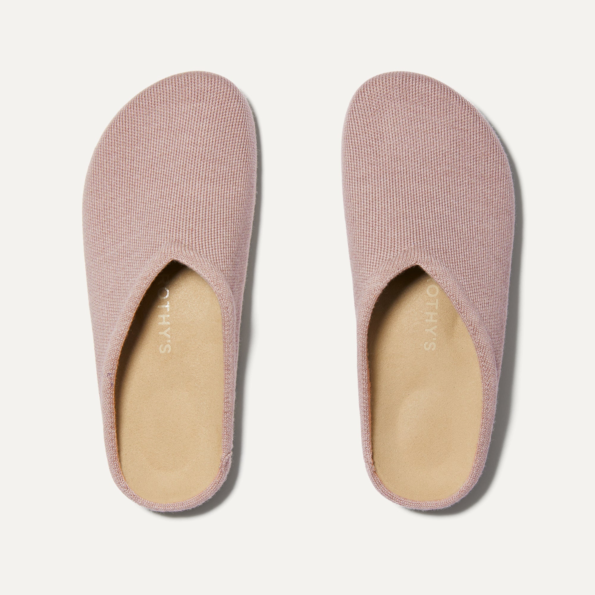 The Casual Clog in Light Rose shown from the top.