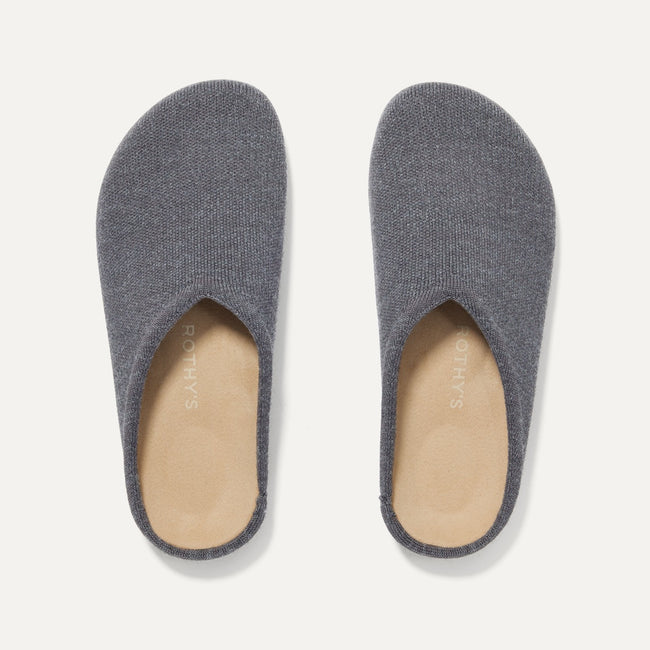 The Casual Clog in Mountain Grey shown from the top.