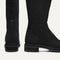 The Tall Lug Boot in Onyx Black shown from the back.