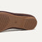 Close up of the outsole of The Point II in Chocolate Basketweave, shown in a diagonal view. 