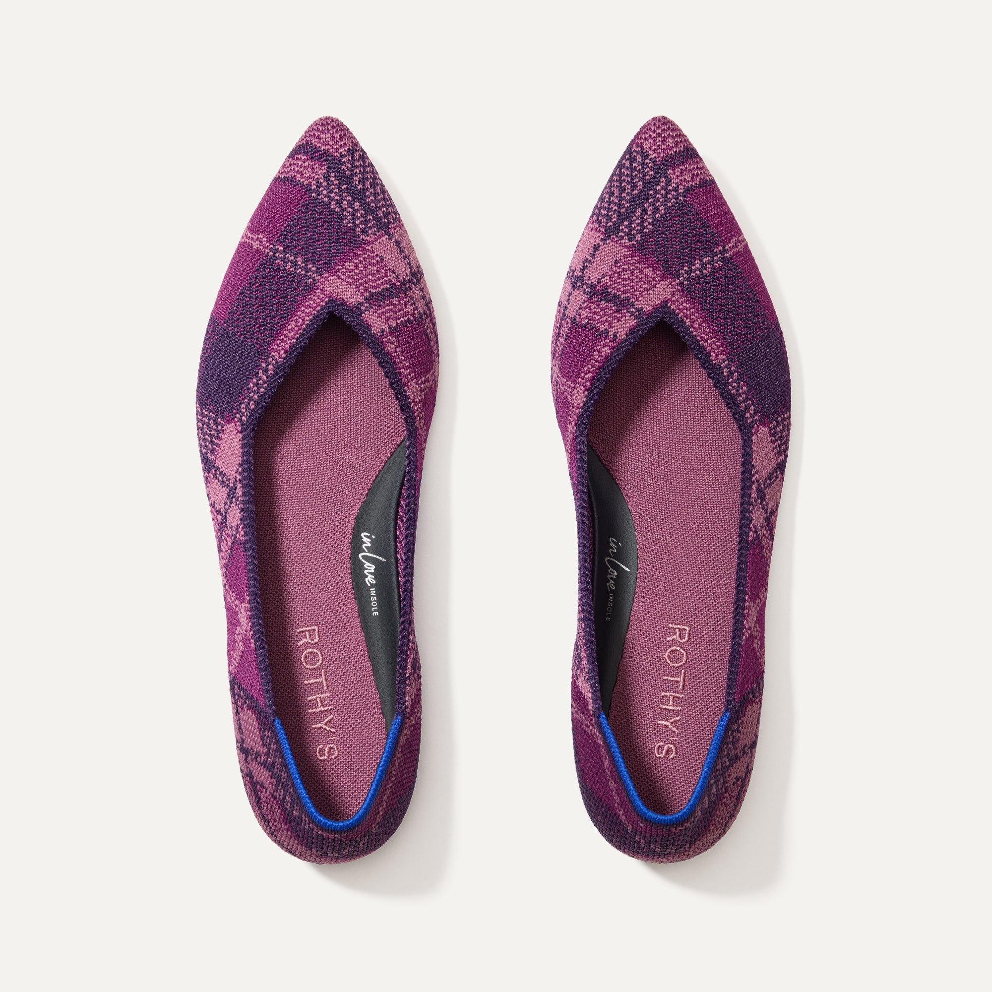 Rothy’s Women’s The Point Classic Dusty Purple Flats Retired Color store