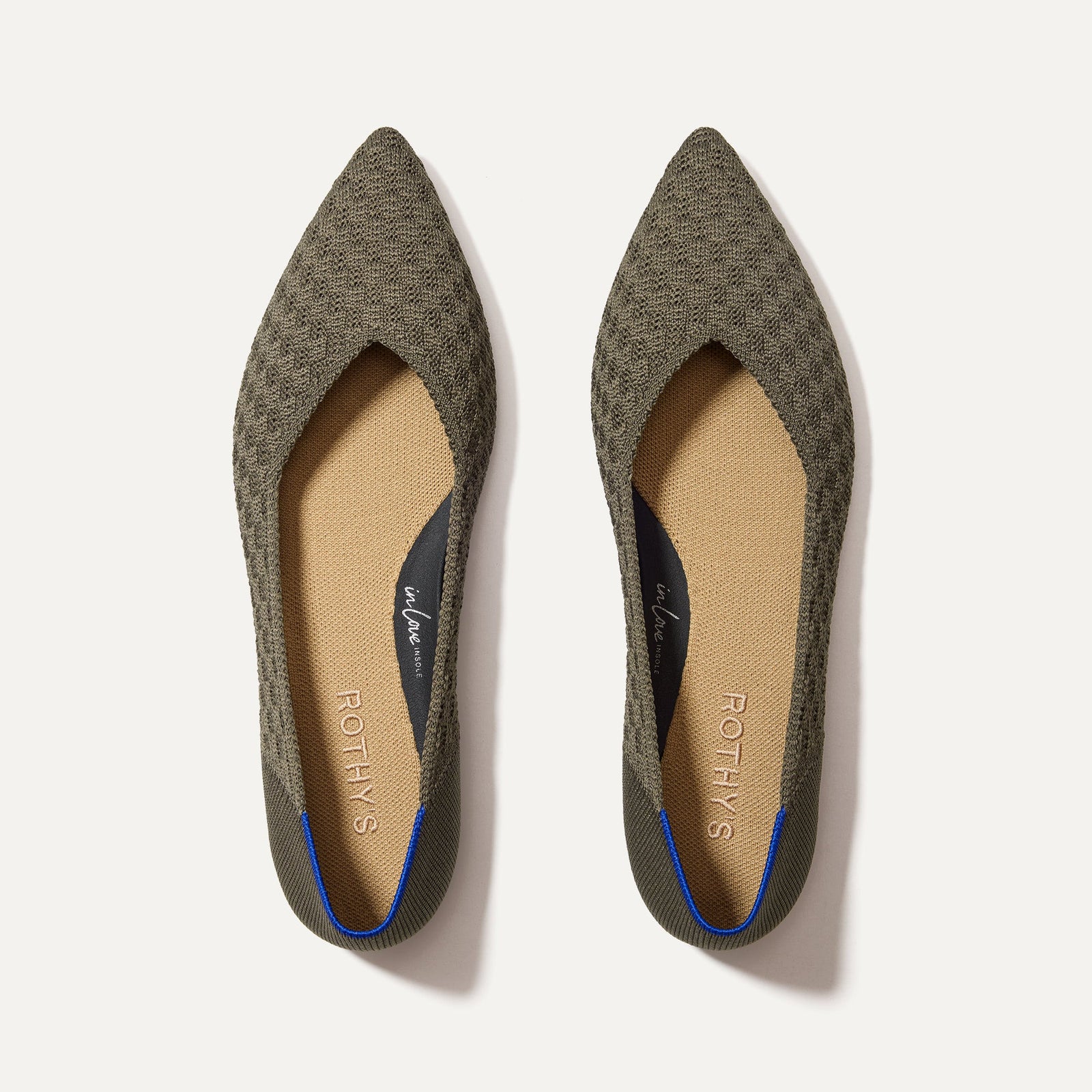 The Point II in Safari Basketweave | Women's Flats | Rothy's