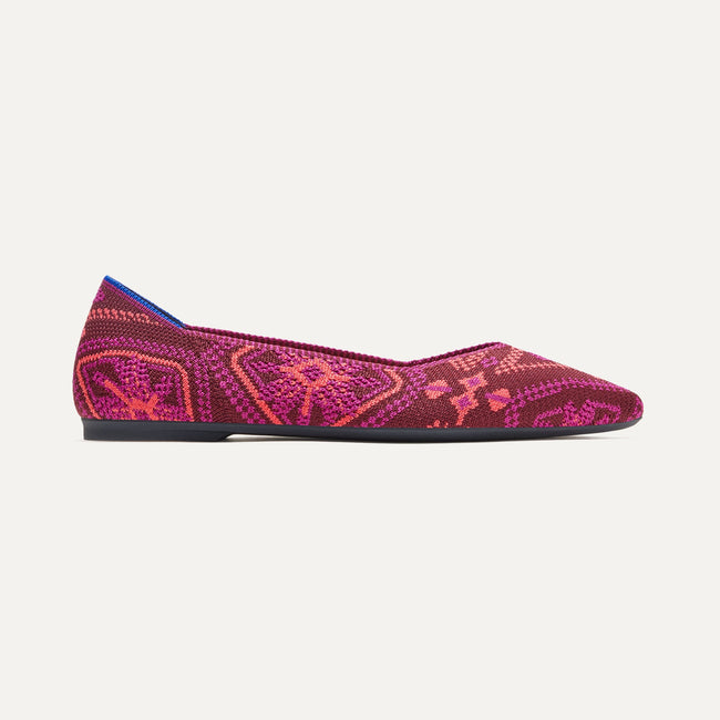 The Point II in Berry Boho shown from the side. 