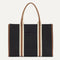 PDP |The Classic Tote in Black Coffee, shown from the front.