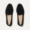 The Lug Loafer in Onyx Black shown from the top. 