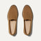 The Lug Loafer in Teak Herringbone shown from the top. 