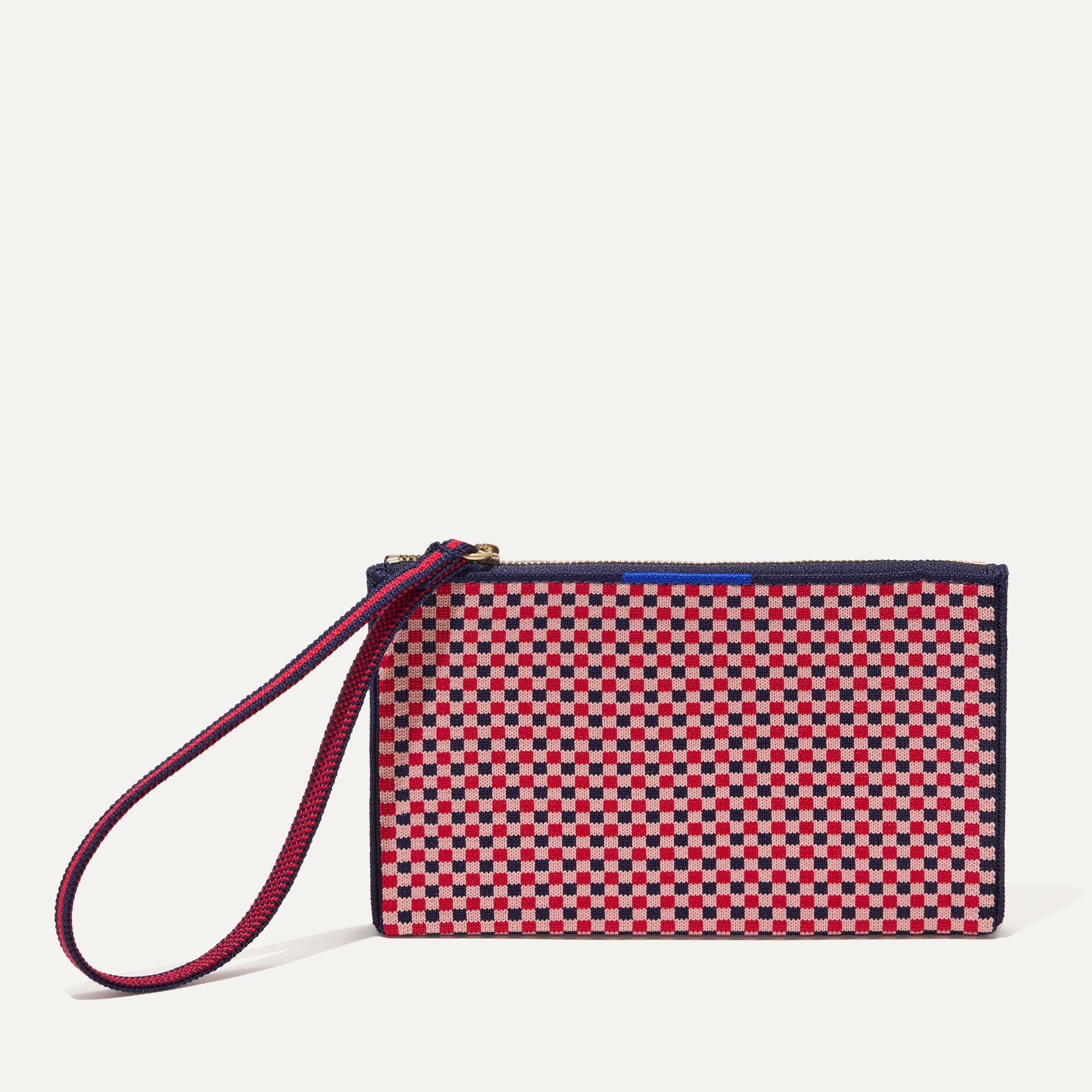 The Wallet Wristlet Confetti Micro Check