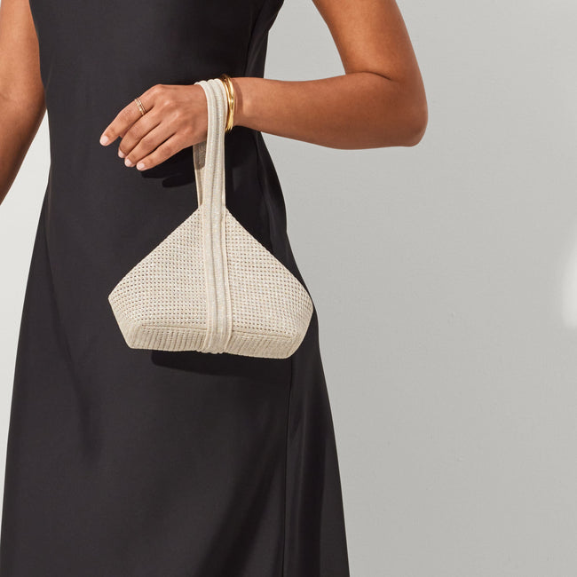 A model holding The Party Pouch in Diamond Sparkle.