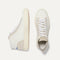 The High Top Sneaker in Sand Dune shown from the top. 