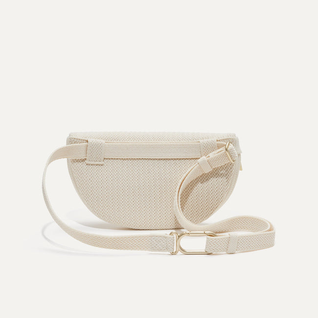 The Casual Sling in Marshmallow shown from the back. 