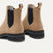 The Lug Boot in Butternut shown from the back.