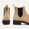 The Lug Boot in Butternut shown from the back.