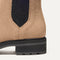 Close up of the heel of The Lug Boot in Butternut.