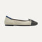 The Ballet Flat in Coco shown from the side. 