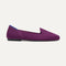 The Lounge Loafer in Plum Basketweave shown from the side.
