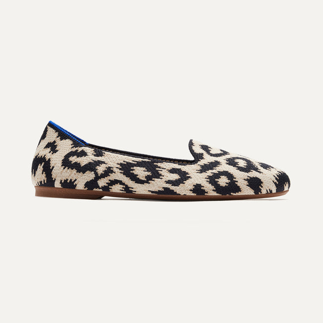 The Lounge Loafer in Sandy Cat shown from the side.