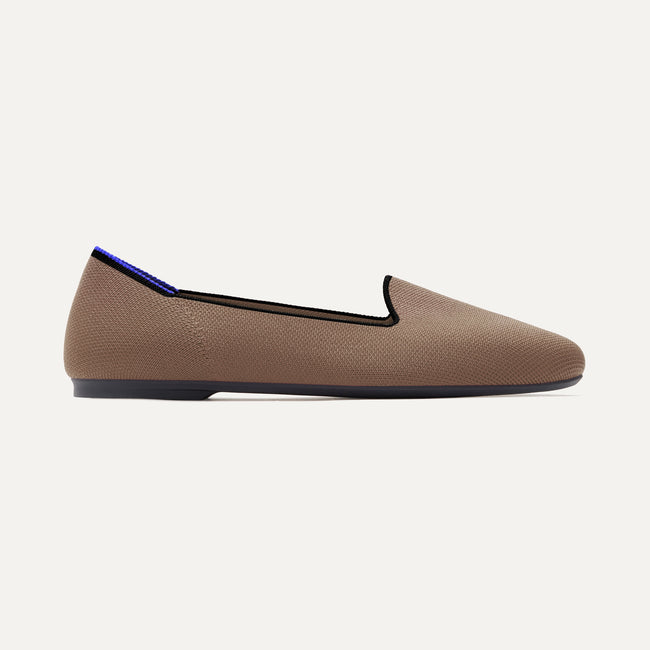 The Lounge Loafer in Sparrow shown from the side.