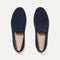 The Ravello Slip On Sneaker in Dark Navy shown from the top. 