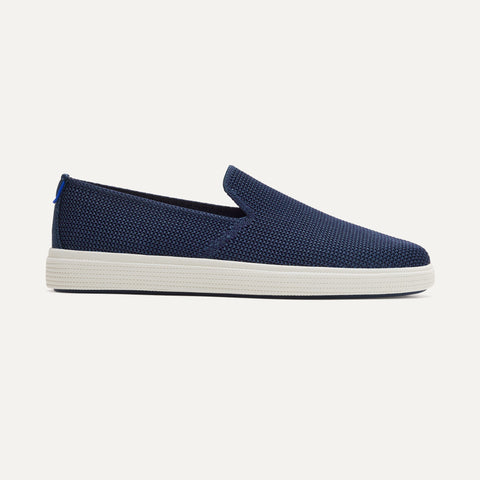 Rothy\'s‎ Men\'s Slip-On Sneakers Navy Blue Size 8.5 Eco Friendly Washable Rothys Navy Blue Slip-On Sneakers Womens Size 7 Sustainable  main image 3