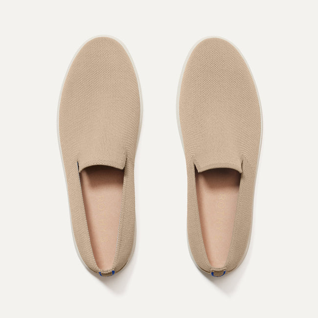 The Ravello Slip On Sneaker in Wheat shown from the top. 