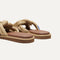 Close up of the heel of The Summer Sandal in Golden Sun. 