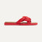 The Summer Sandal in Red Hot shown from the side.