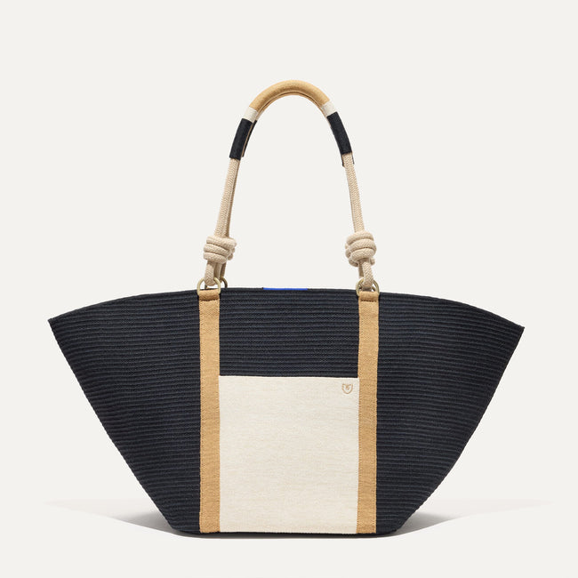 The Reversible Summer Tote in Black.